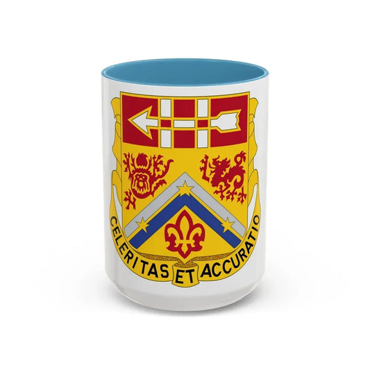 3rd Artillery Regiment (U.S. Army) Accent Coffee Mug 11oz Light Blue - Go Mug Yourself