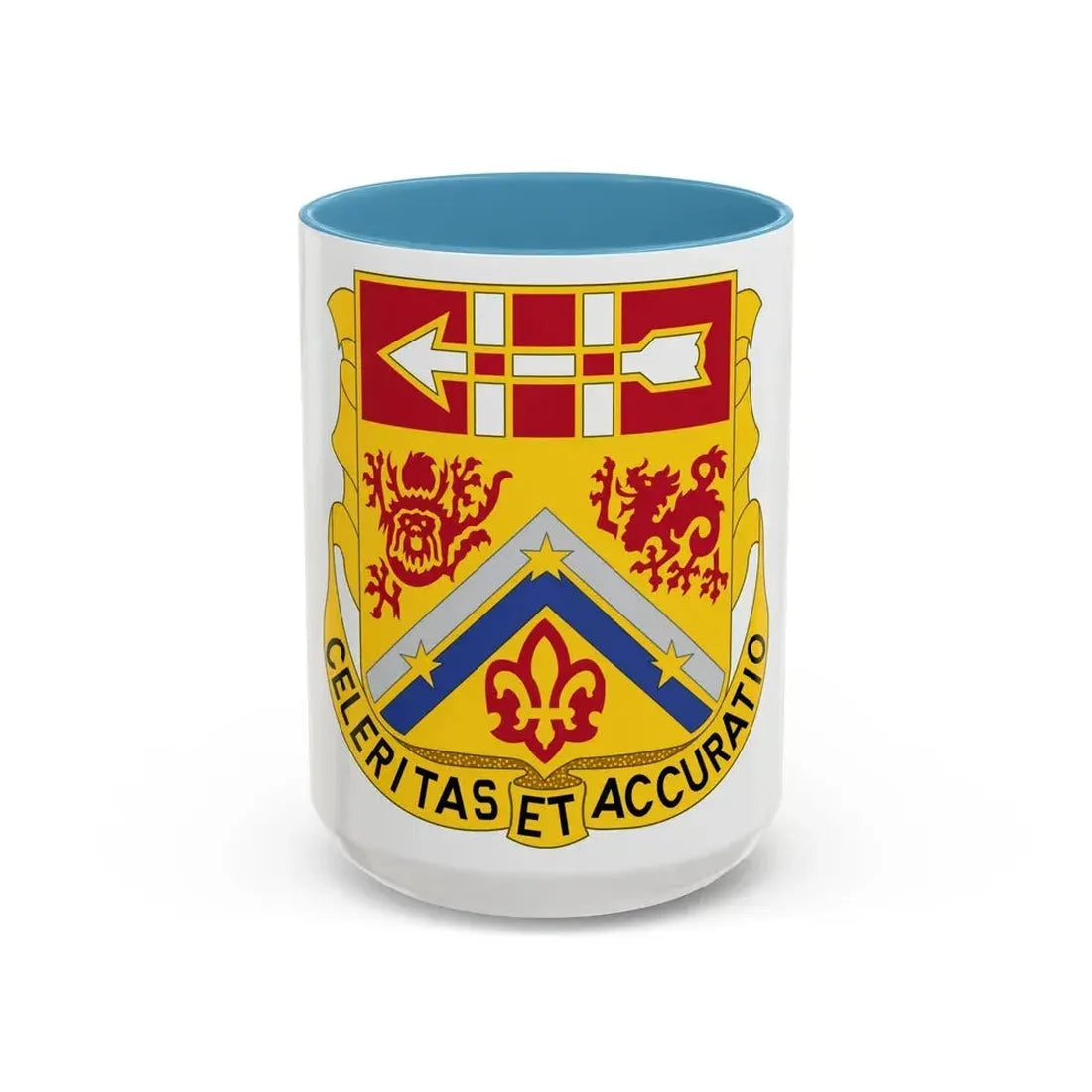 3rd Artillery Regiment (U.S. Army) Accent Coffee Mug 11oz Light Blue - Go Mug Yourself
