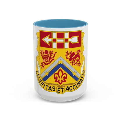 3rd Artillery Regiment (U.S. Army) Accent Coffee Mug 11oz Light Blue - Go Mug Yourself