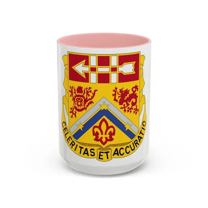 3rd Artillery Regiment (U.S. Army) Accent Coffee Mug 15oz Pink - Go Mug Yourself