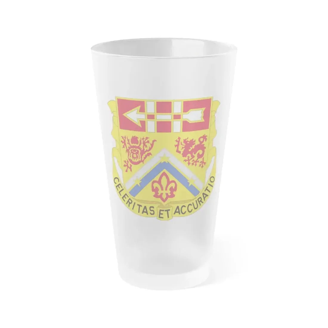 3rd Artillery Regiment (U.S. Army) Frosted Pint Glass 16oz Default Title - Go Mug Yourself