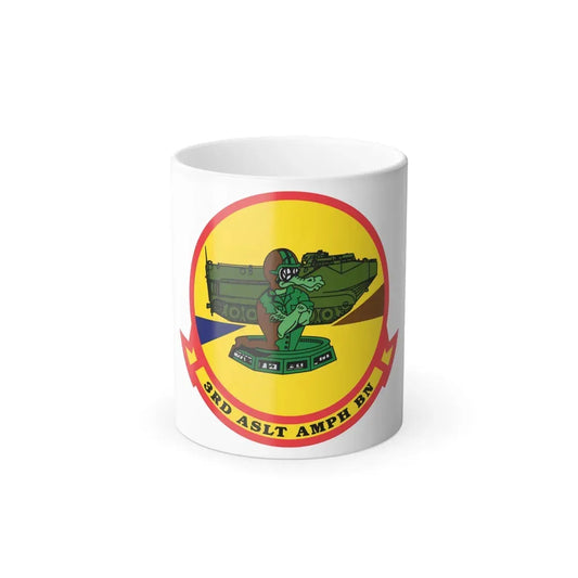 3rd ASLT AMPH BN (USMC) Color Changing Coffee Mug 11oz - Go Mug Yourself