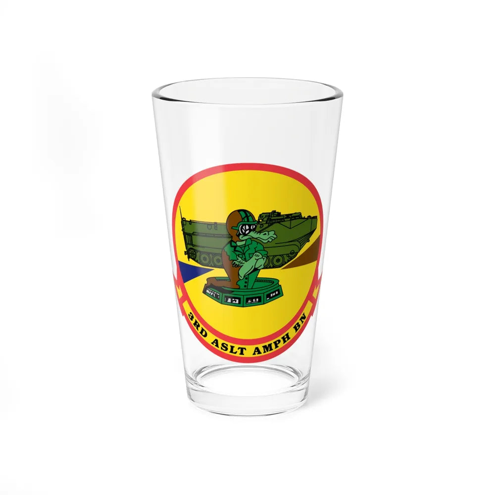 3rd ASLT AMPH BN (USMC) Pint Glass 16oz-16oz-Go Mug Yourself