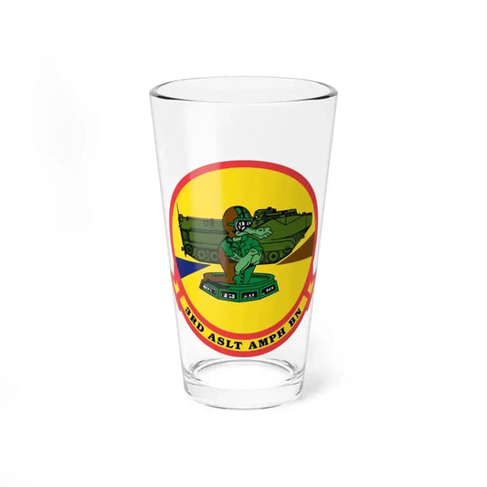 3rd ASLT AMPH BN (USMC) Pint Glass 16oz 16oz - Go Mug Yourself