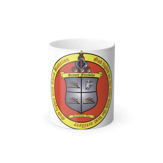 3rd Battalion 11th Marines 1 (USMC) Color Changing Coffee Mug 11oz - Go Mug Yourself