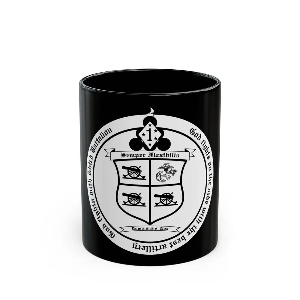 3rd Battalion 11th marines (USMC) Black Coffee Mug-11oz-Go Mug Yourself