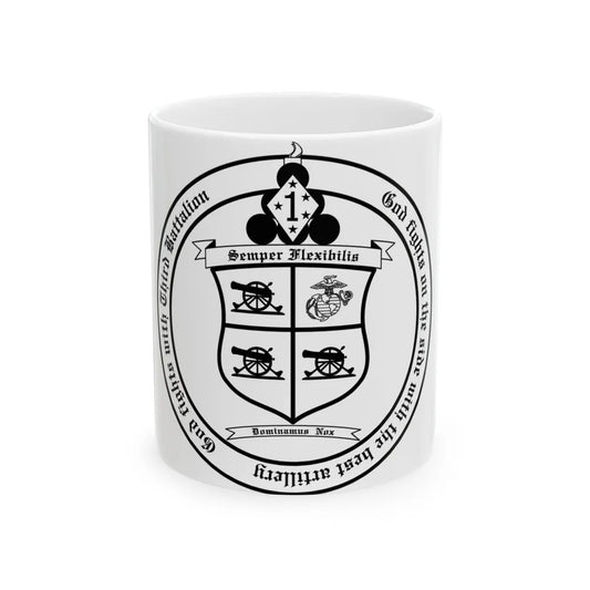 3rd Battalion 11th marines (USMC) White Coffee Mug-11oz-Go Mug Yourself