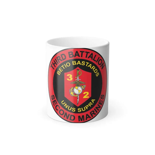 3rd Battaltion 2nd Marines (USMC) Color Changing Coffee Mug 11oz - Go Mug Yourself