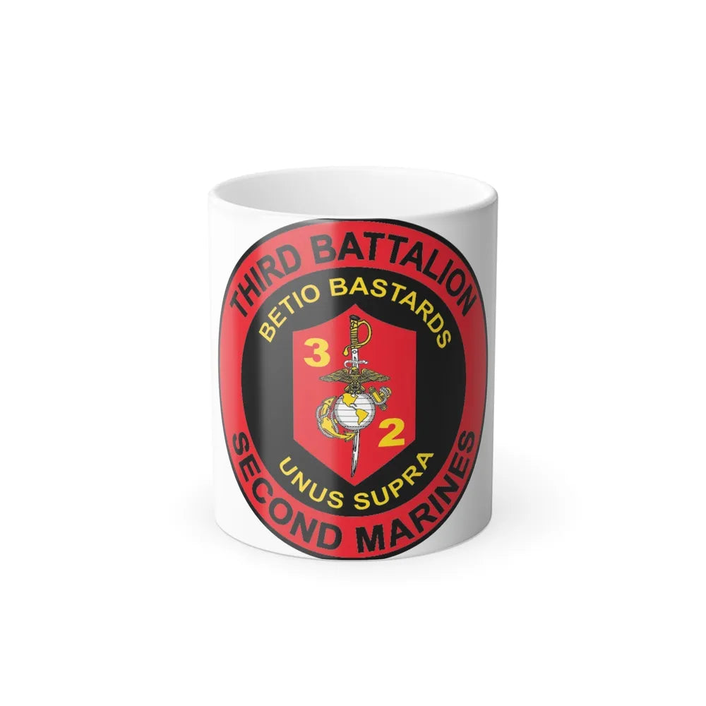 3rd Battaltion 2nd Marines (USMC) Color Changing Mug 11oz-11oz-Go Mug Yourself