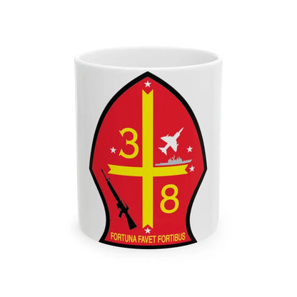 3rd Bn 8th Marines (USMC) White Coffee Mug-11oz-Go Mug Yourself