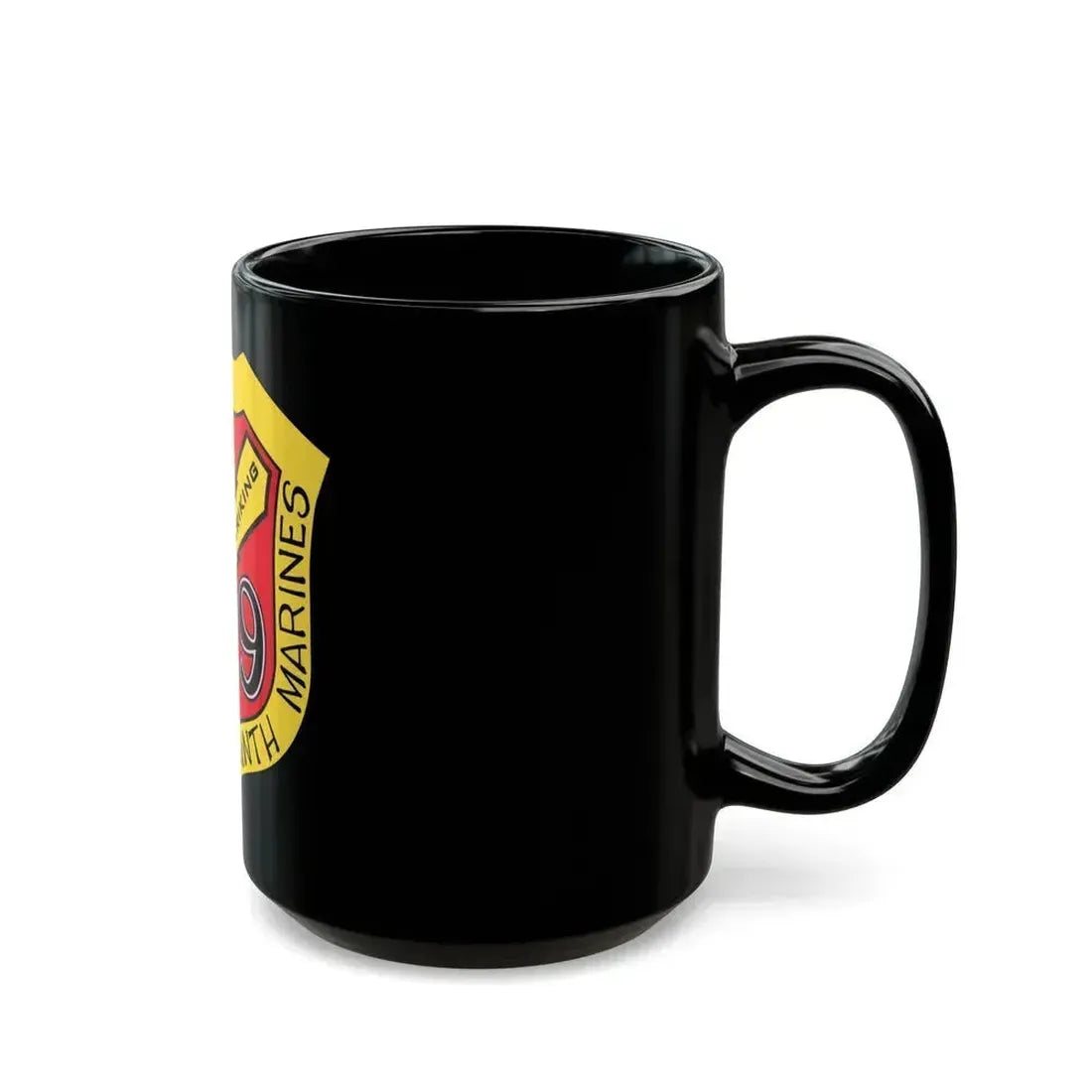 3rd Bn 9th Marines (USMC) Black Coffee Mug - Go Mug Yourself