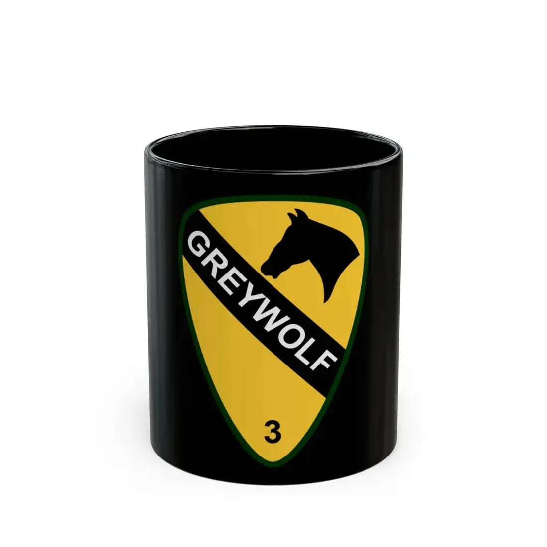 3rd Brigade Combat Team 1st Cavalry Division (U.S. Army) Black Coffee Mug 11oz - Go Mug Yourself