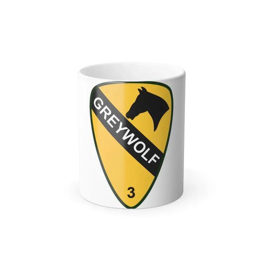 3rd Brigade Combat Team 1st Cavalry Division (U.S. Army) Color Changing Coffee Mug 11oz - Go Mug Yourself
