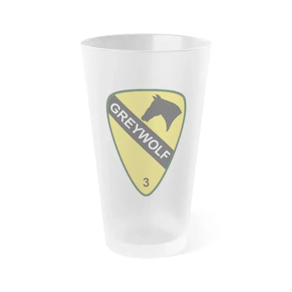 3rd Brigade Combat Team 1st Cavalry Division (U.S. Army) Frosted Pint Glass 16oz Default Title - Go Mug Yourself