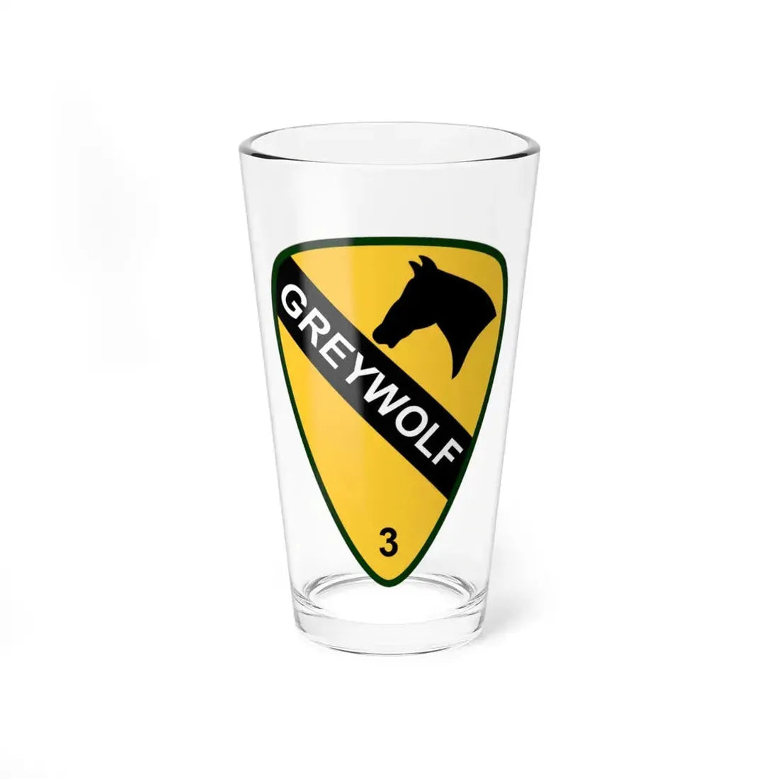 3rd Brigade Combat Team 1st Cavalry Division (U.S. Army) Pint Glass 16oz 16oz - Go Mug Yourself