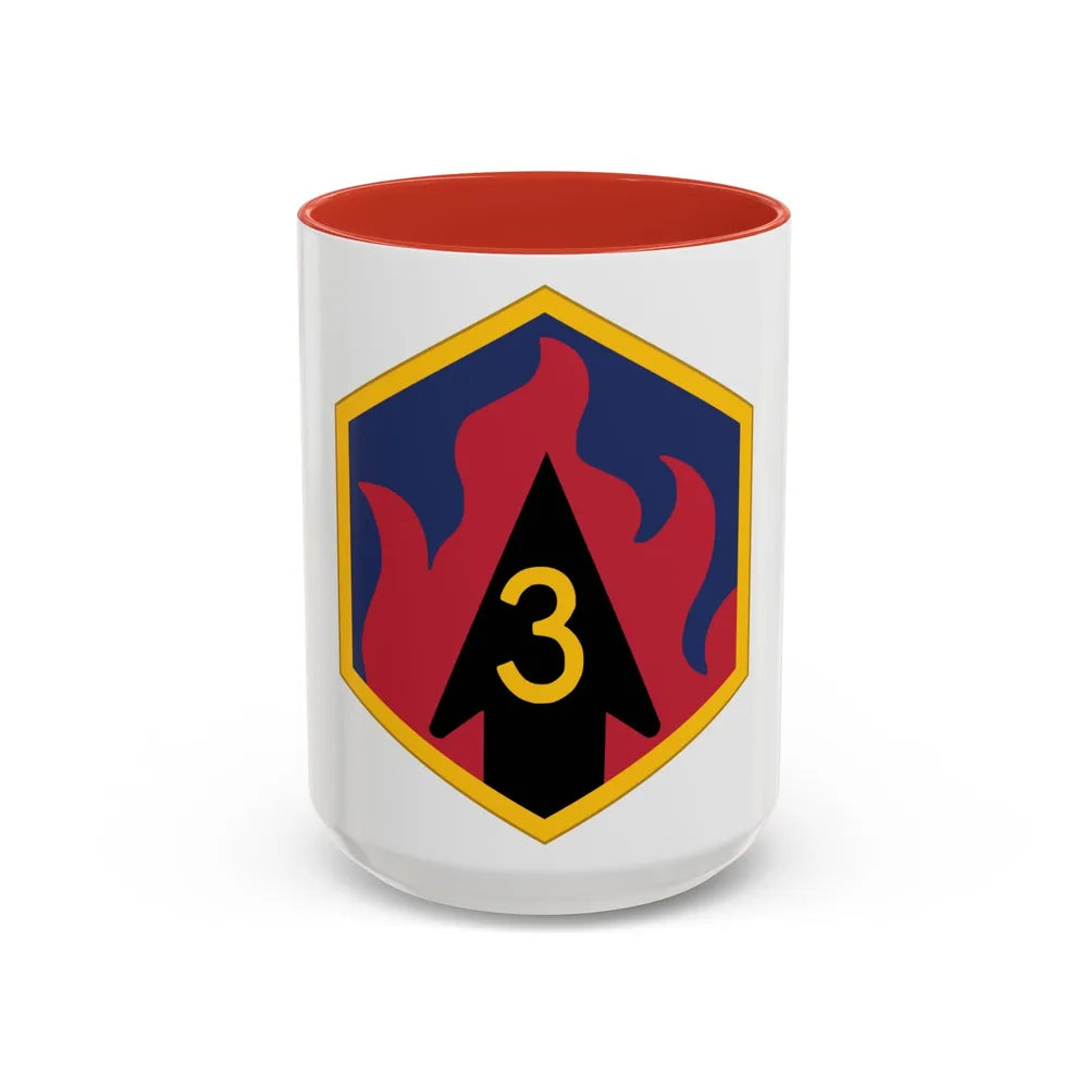 3rd Chemical Brigade (U.S. Army) Accent Coffee Mug-15oz-Red-Go Mug Yourself