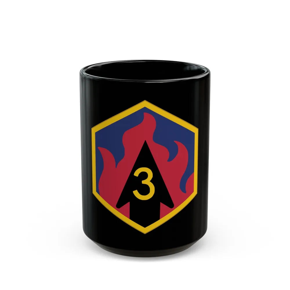 3rd Chemical Brigade (U.S. Army) Black Coffee Mug-15oz-Go Mug Yourself