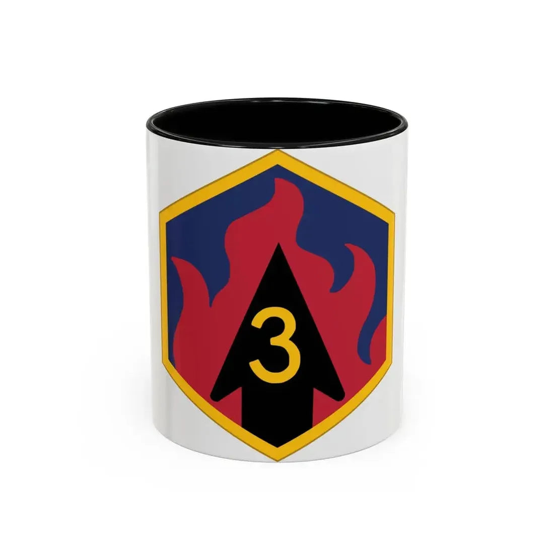 3rd Chemical Brigade (U.S. Army) Accent Coffee Mug 11oz Black - Go Mug Yourself
