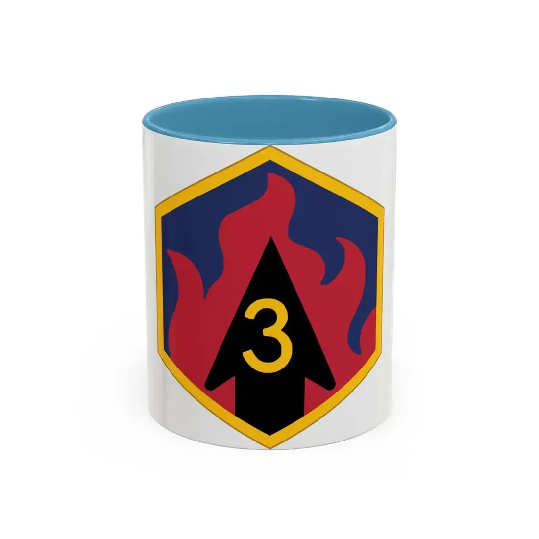 3rd Chemical Brigade (U.S. Army) Accent Coffee Mug 11oz Light Blue - Go Mug Yourself