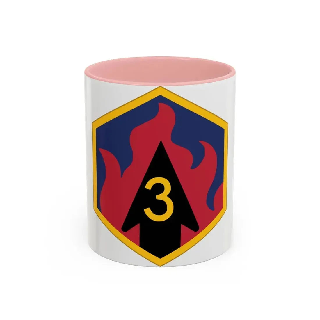 3rd Chemical Brigade (U.S. Army) Accent Coffee Mug 11oz Pink - Go Mug Yourself