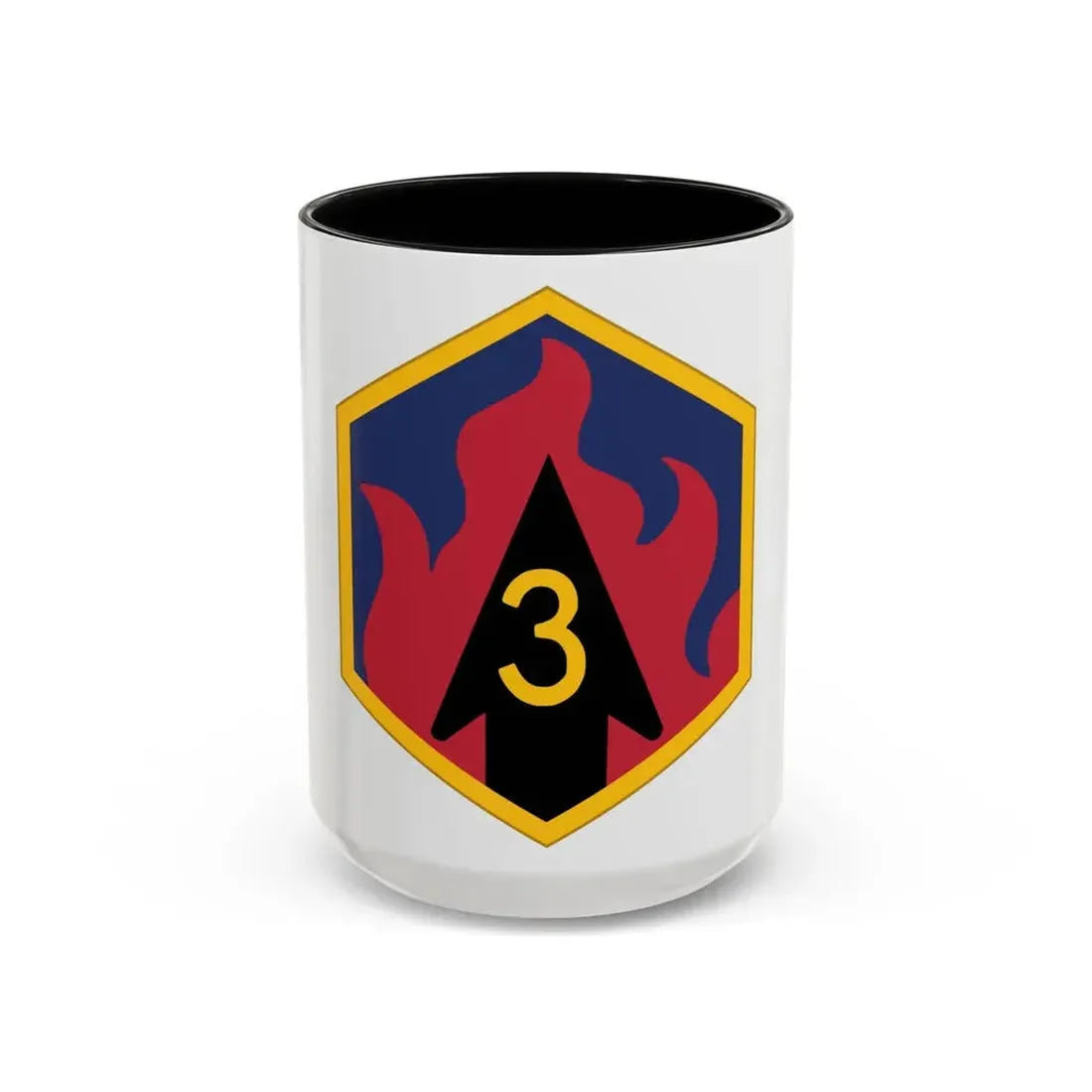 3rd Chemical Brigade (U.S. Army) Accent Coffee Mug 15oz Black - Go Mug Yourself