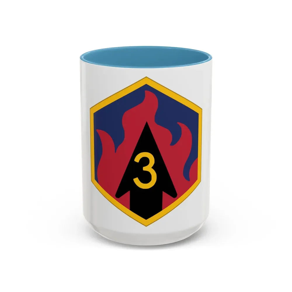 3rd Chemical Brigade (U.S. Army) Accent Coffee Mug 15oz Light Blue - Go Mug Yourself