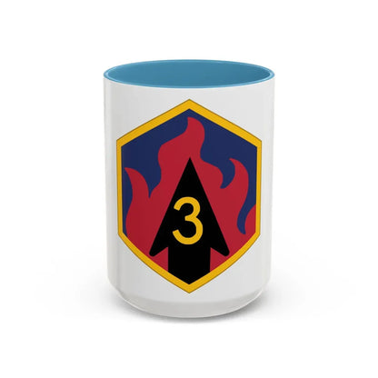 3rd Chemical Brigade (U.S. Army) Accent Coffee Mug 15oz Light Blue - Go Mug Yourself
