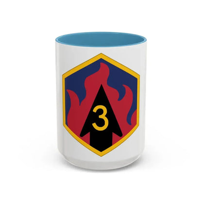 3rd Chemical Brigade (U.S. Army) Accent Coffee Mug 15oz Light Blue - Go Mug Yourself