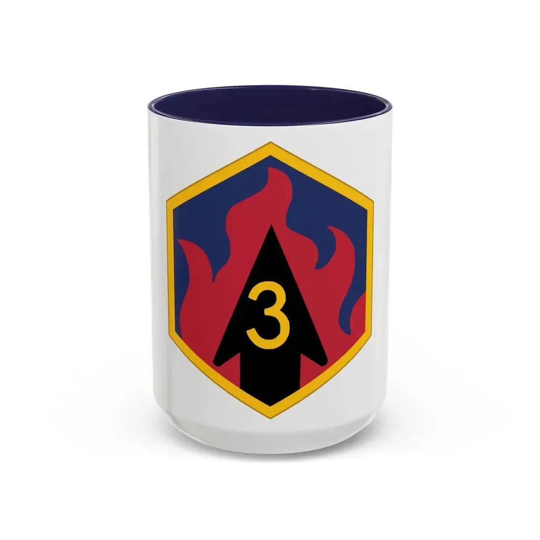 3rd Chemical Brigade (U.S. Army) Accent Coffee Mug 15oz Navy - Go Mug Yourself