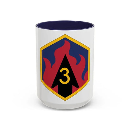 3rd Chemical Brigade (U.S. Army) Accent Coffee Mug 15oz Navy - Go Mug Yourself