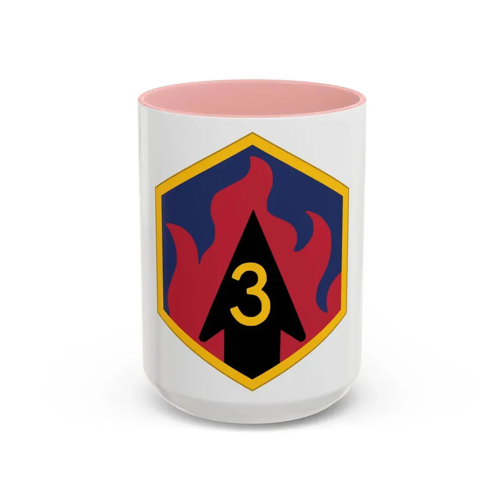 3rd Chemical Brigade (U.S. Army) Accent Coffee Mug 15oz Pink - Go Mug Yourself