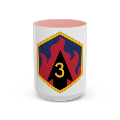 3rd Chemical Brigade (U.S. Army) Accent Coffee Mug 15oz Pink - Go Mug Yourself