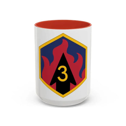 3rd Chemical Brigade (U.S. Army) Accent Coffee Mug 15oz Red - Go Mug Yourself