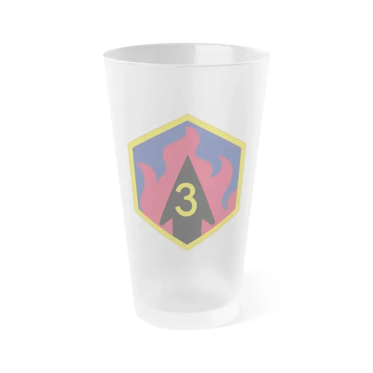 3rd Chemical Brigade (U.S. Army) Frosted Pint Glass 16oz Default Title - Go Mug Yourself