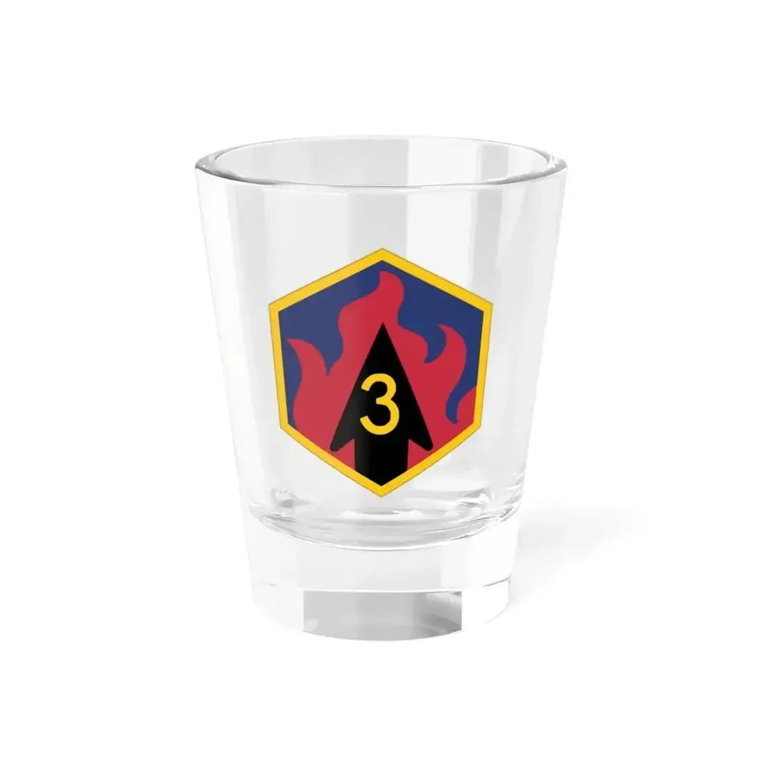 3rd Chemical Brigade (U.S. Army) Shot Glass 1.5oz 1.5oz - Go Mug Yourself
