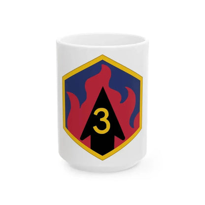 3rd Chemical Brigade (U.S. Army) White Coffee Mug 15oz - Go Mug Yourself