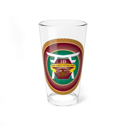 3rd Force Service Support Group 3D FSSG (USMC) Pint Glass 16oz 16oz - Go Mug Yourself