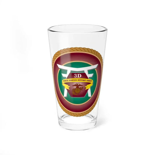 3rd Force Service Support Group 3D FSSG (USMC) Pint Glass 16oz 16oz - Go Mug Yourself