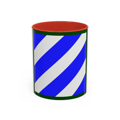 3rd Infantry Division (U.S. Army) Accent Coffee Mug 11oz Red - Go Mug Yourself