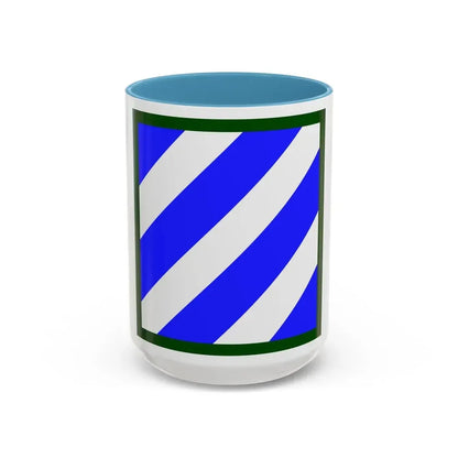 3rd Infantry Division (U.S. Army) Accent Coffee Mug 15oz Light Blue - Go Mug Yourself