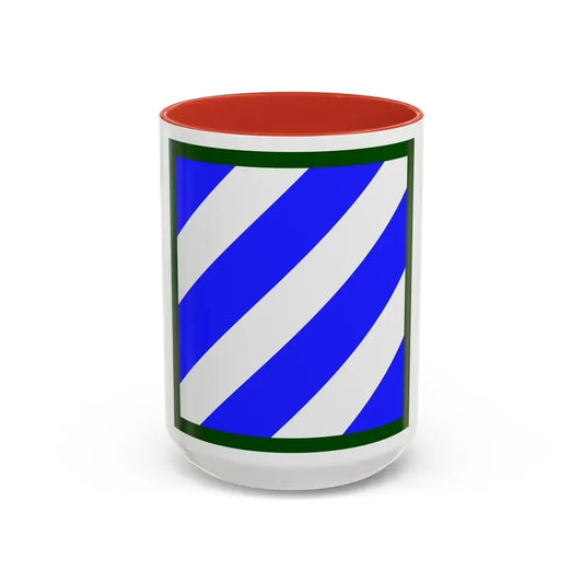 3rd Infantry Division (U.S. Army) Accent Coffee Mug 15oz Red - Go Mug Yourself