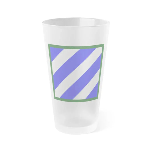 3rd Infantry Division (U.S. Army) Frosted Pint Glass 16oz Default Title - Go Mug Yourself