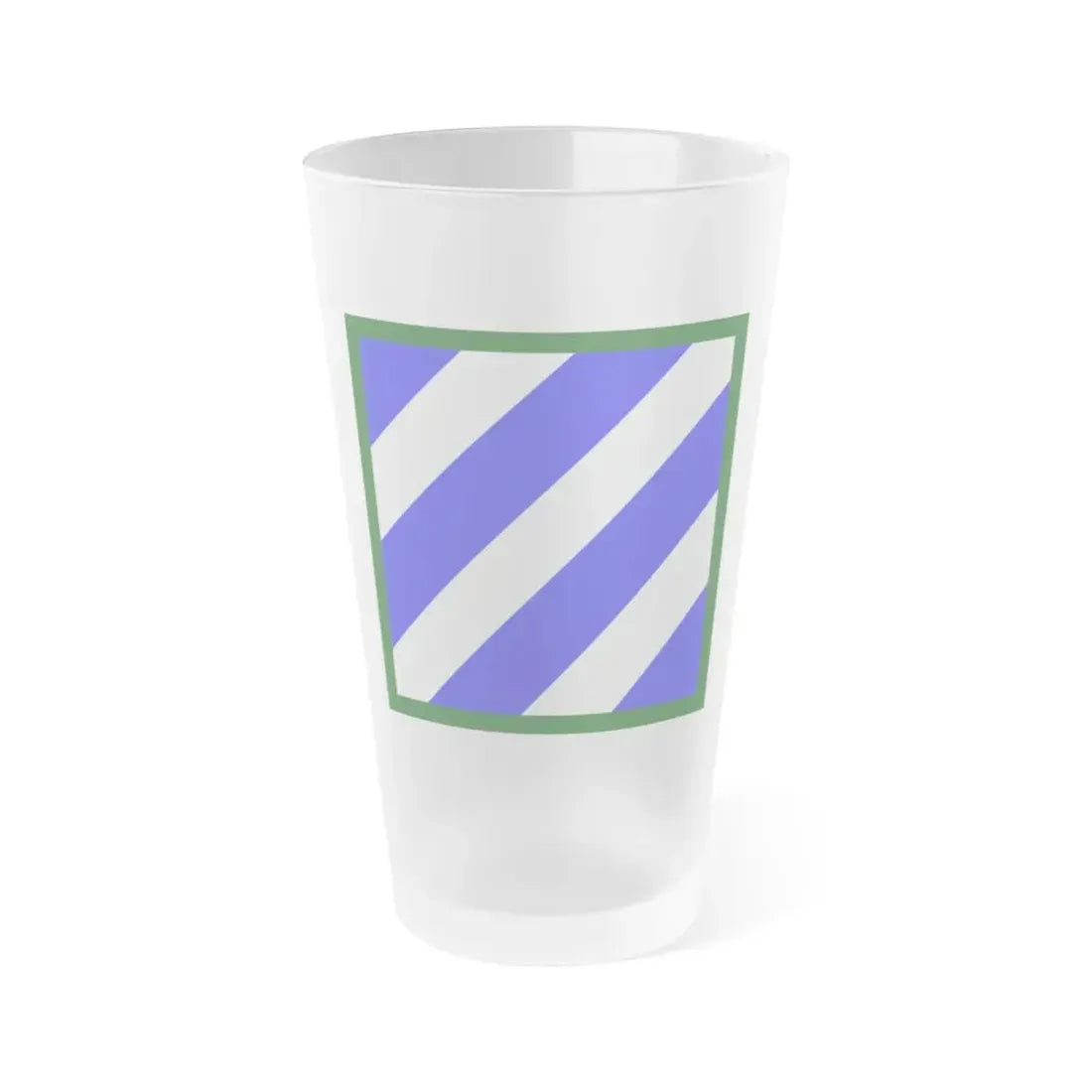 3rd Infantry Division (U.S. Army) Frosted Pint Glass 16oz Default Title - Go Mug Yourself
