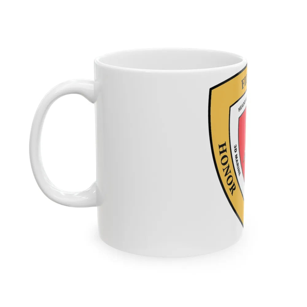 3rd Marine Division HQ Bn (USMC) White Coffee Mug-Go Mug Yourself