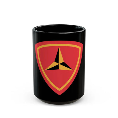 3RD Marine Divn (USMC) Black Coffee Mug-15oz-Go Mug Yourself