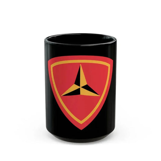3RD Marine Divn (USMC) Black Coffee Mug 15oz - Go Mug Yourself
