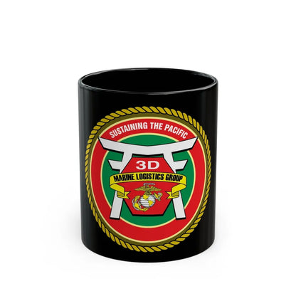 3rd Marines Logistics Group (USMC) Black Coffee Mug-11oz-Go Mug Yourself