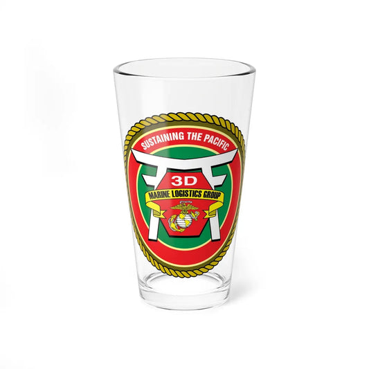 3rd Marines Logistics Group (USMC) Pint Glass 16oz-16oz-Go Mug Yourself