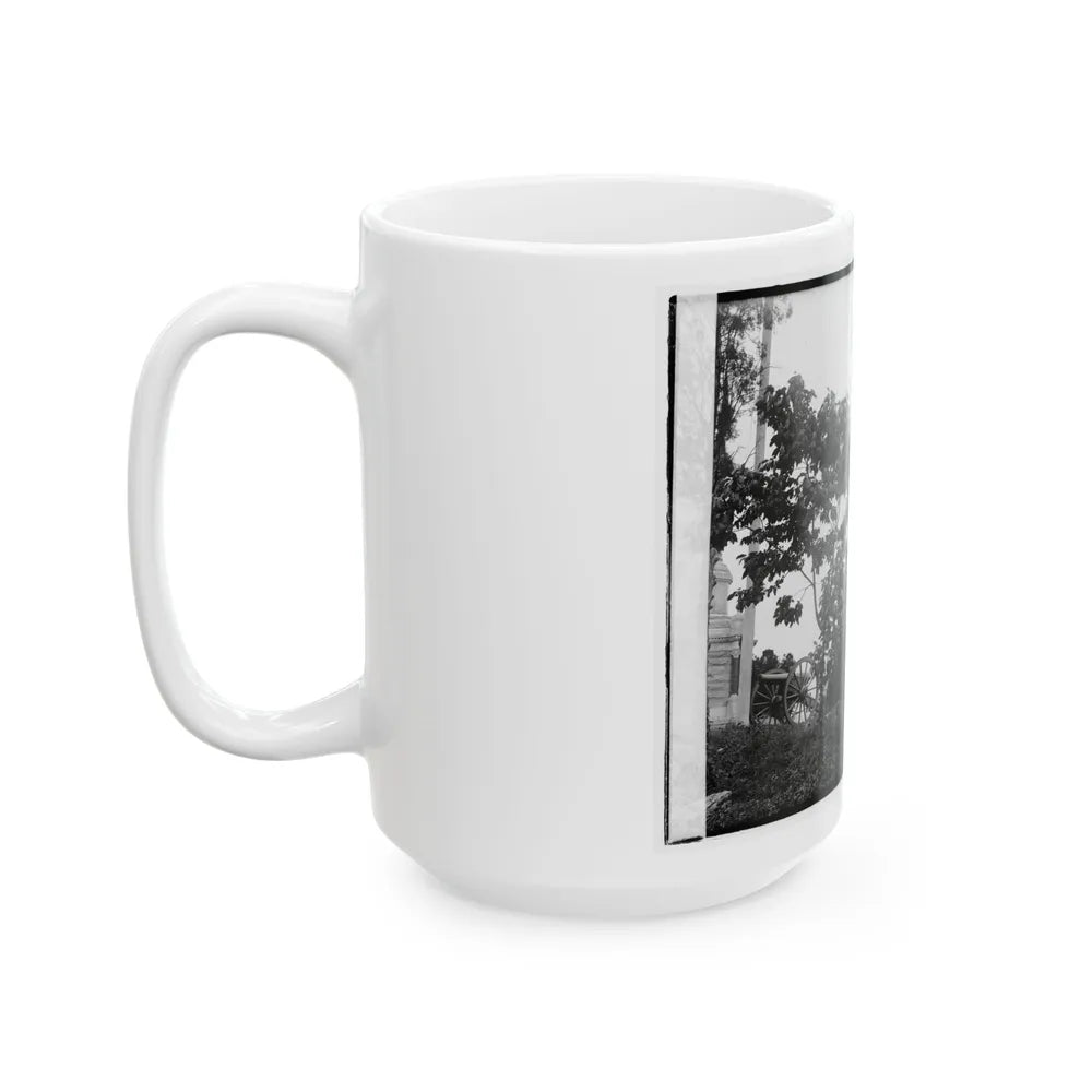 3rd Maryland Infantry, U.S.A. & Latrobe's Battery, C.S.A. Monument, Chattanooga, Tennessee (U.S. Civil War) White Coffee Mug-Go Mug Yourself