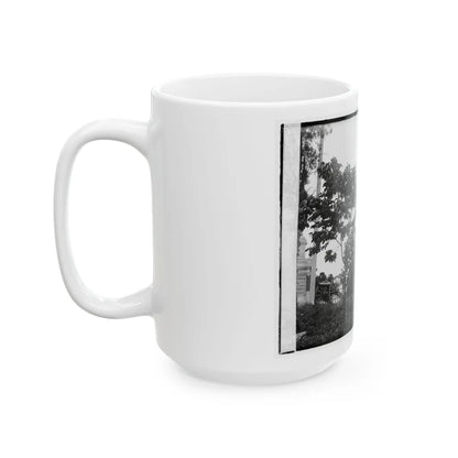 3rd Maryland Infantry, U.S.A. & Latrobe's Battery, C.S.A. Monument, Chattanooga, Tennessee (U.S. Civil War) White Coffee Mug-Go Mug Yourself